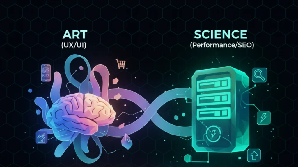 mariage art science ecommerce ux seo